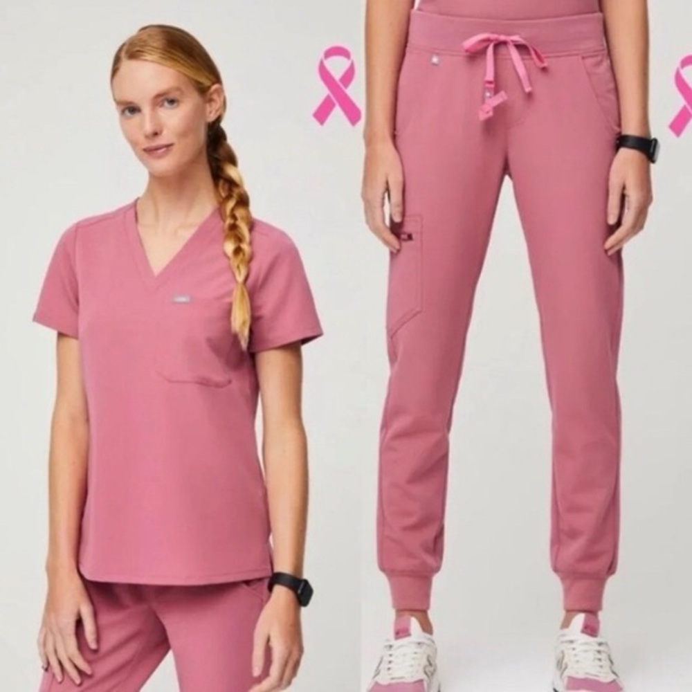 Cherokee Pink Scrub Set